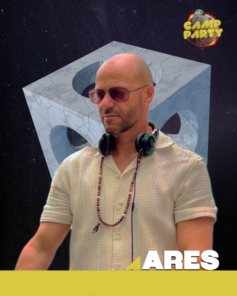 Cartel de Ares para Camp Party 2026