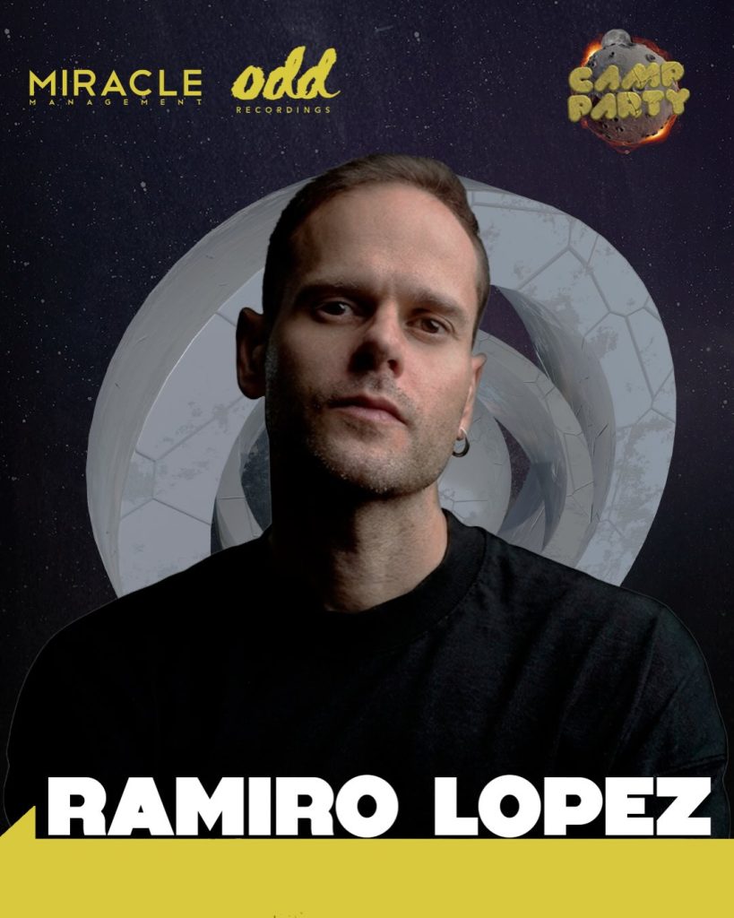 Cartel de Ramiro López para Camp Party 2026